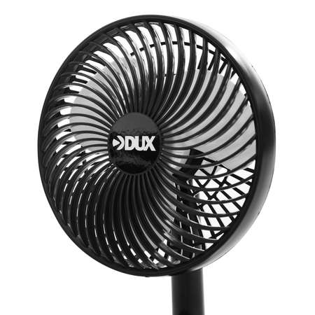 Вентилятор DUX 7 Вт с USB настольный черный