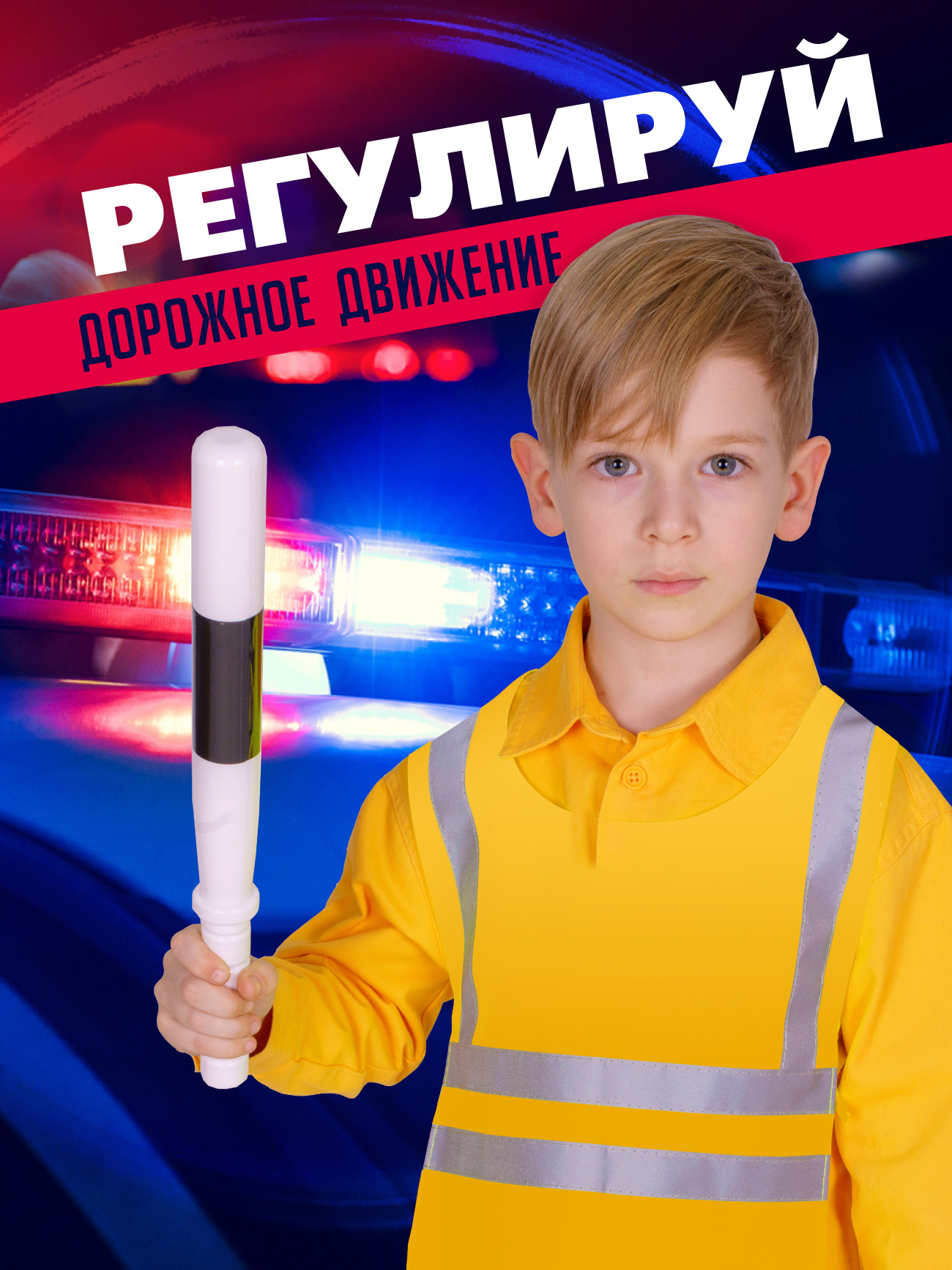 Игрушка СТРОМ Полицейский (костюм, экипировка) - фото 2