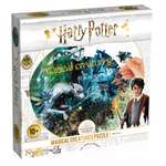 Пазл 500 деталей Winning Moves Гарри Поттер Волшебные существа Harry Potter Collectors Round Magical Creatures