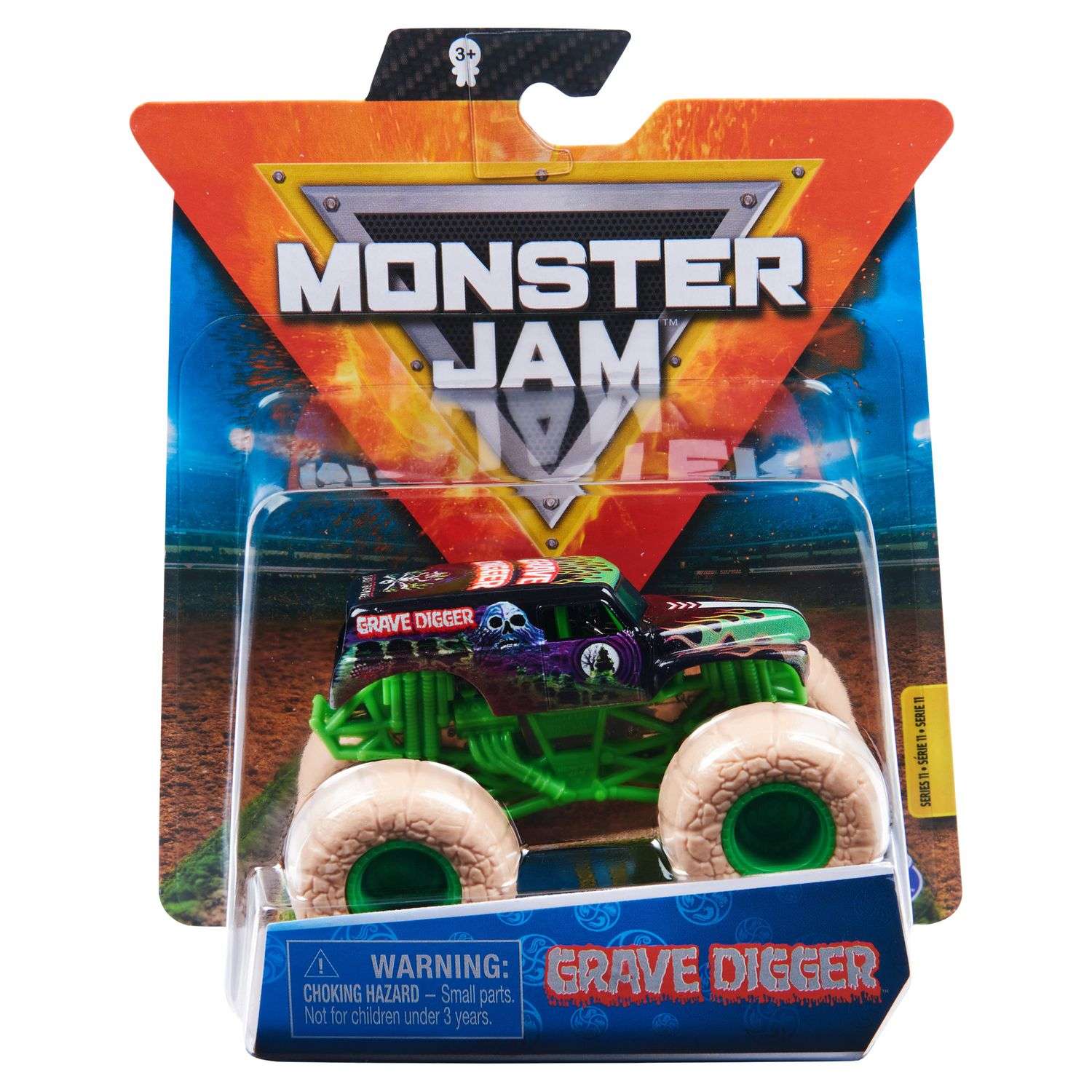 Машинка Monster Jam 1:64 Grave Digger 6044941/20123292 6044941 - фото 2