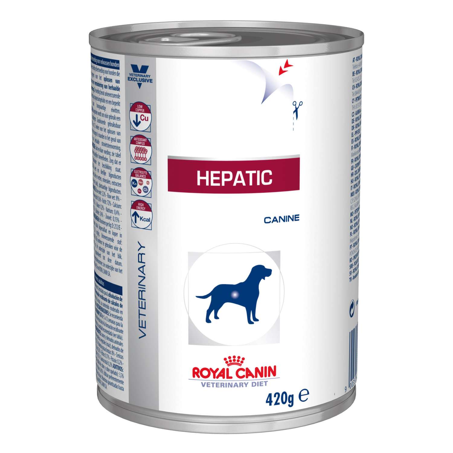 Корм для собак ROYAL CANIN Hepatic Canine при заболевании печени 0.42кг - фото 1