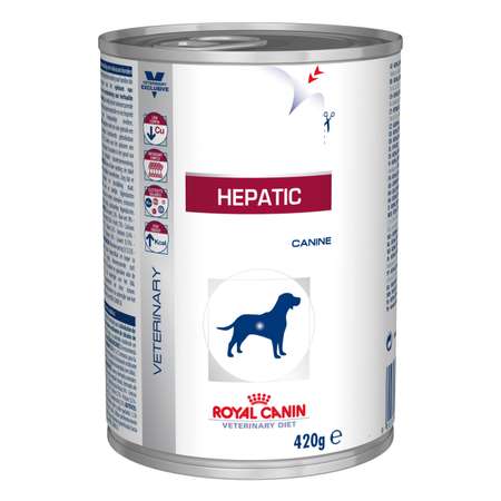 Корм для собак ROYAL CANIN Hepatic Canine при заболевании печени 0.42кг