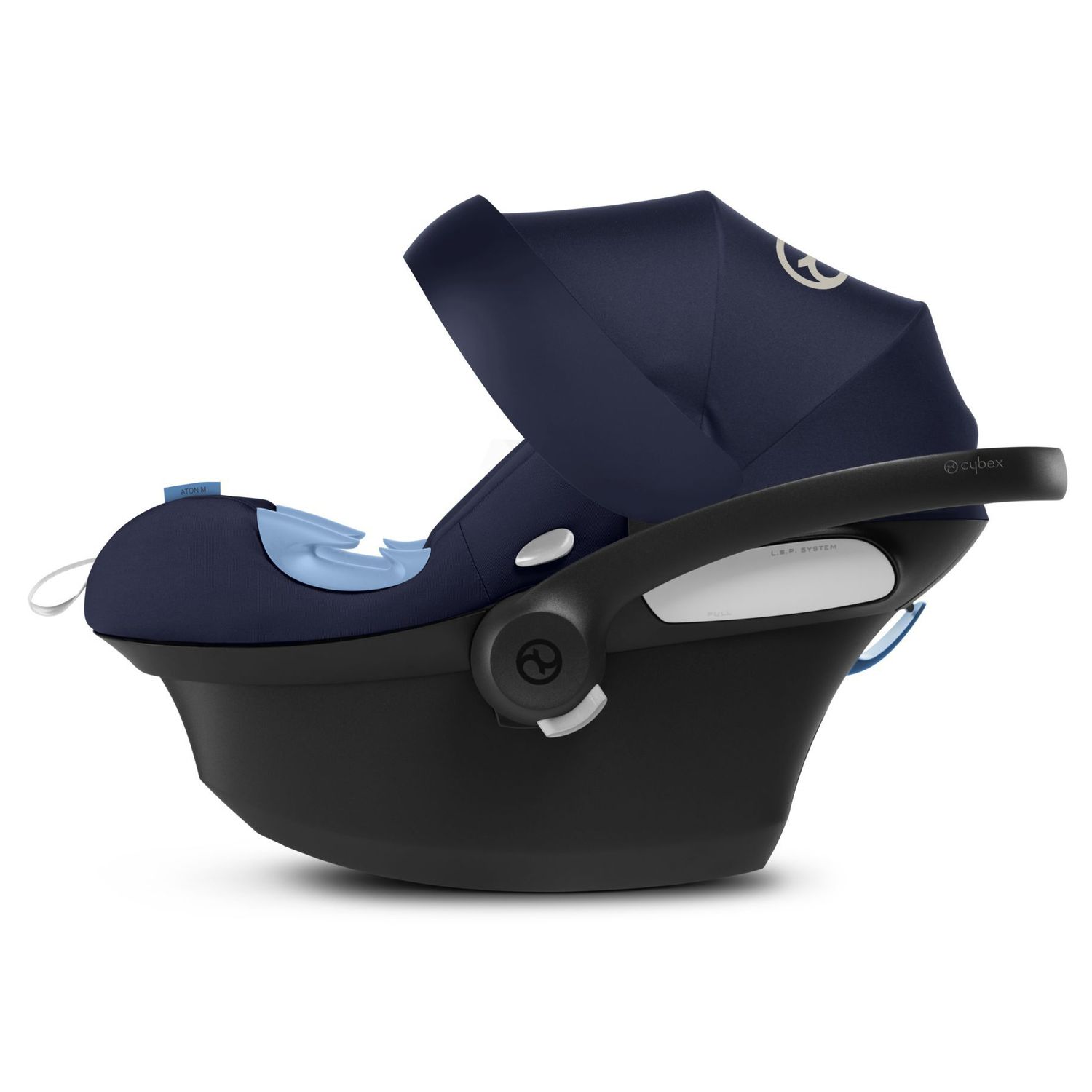 Автокресло Cybex Aton M i-Size Navy Blue - фото 5