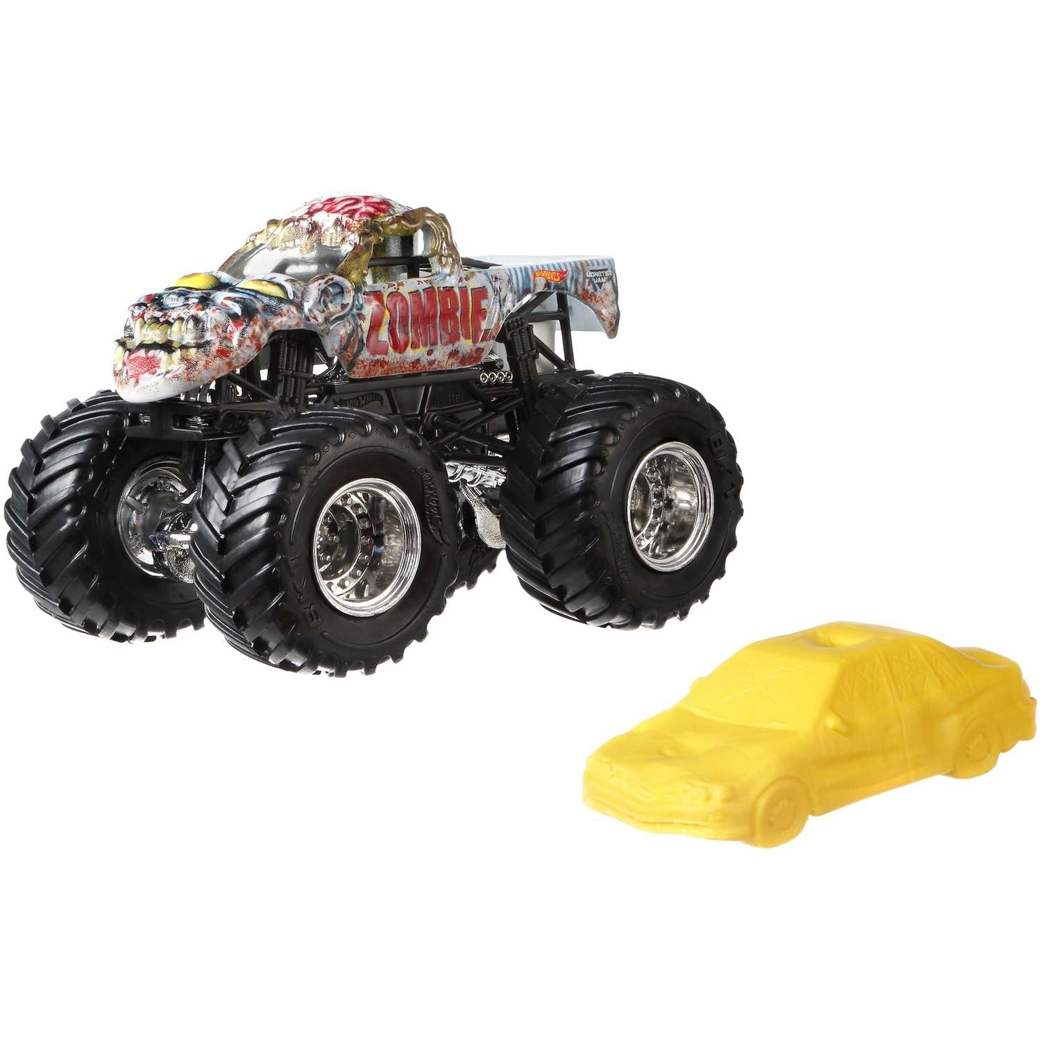 Машина Hot Wheels Monster Jam 1:64 Creatures Зомби FLX49 21572 - фото 1