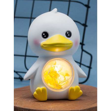 Ночник iLikeGift Duck white