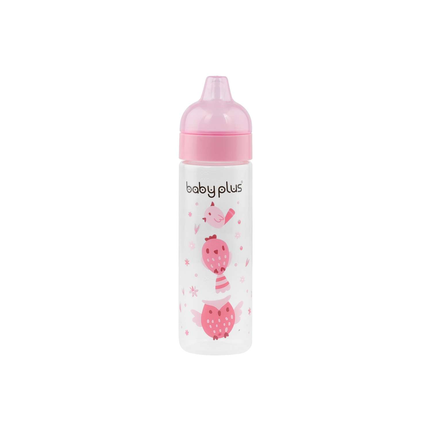Бутылочка для кормления Baby Plus с соской BP5166-B 250 мл розовая - фото 1
