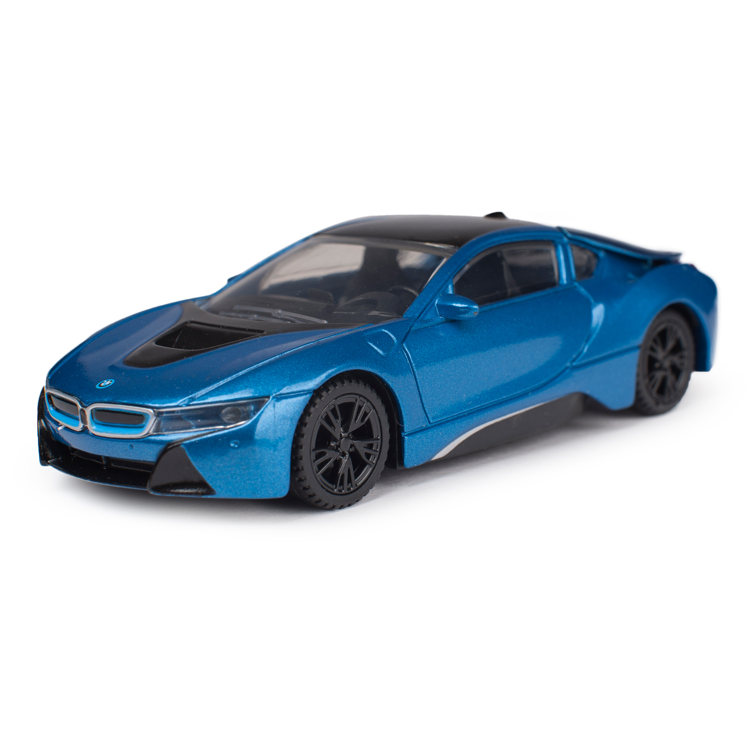 Автомобиль Rastar BMW i8 1:43 голубой 58400 - фото 1