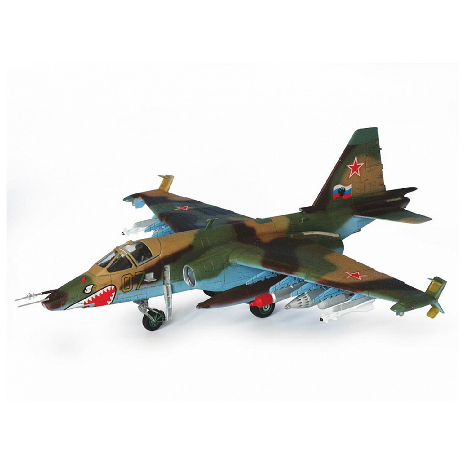 Сборная модель ZVEZDA Советский штурмовик Су-25 7227 - фото 2