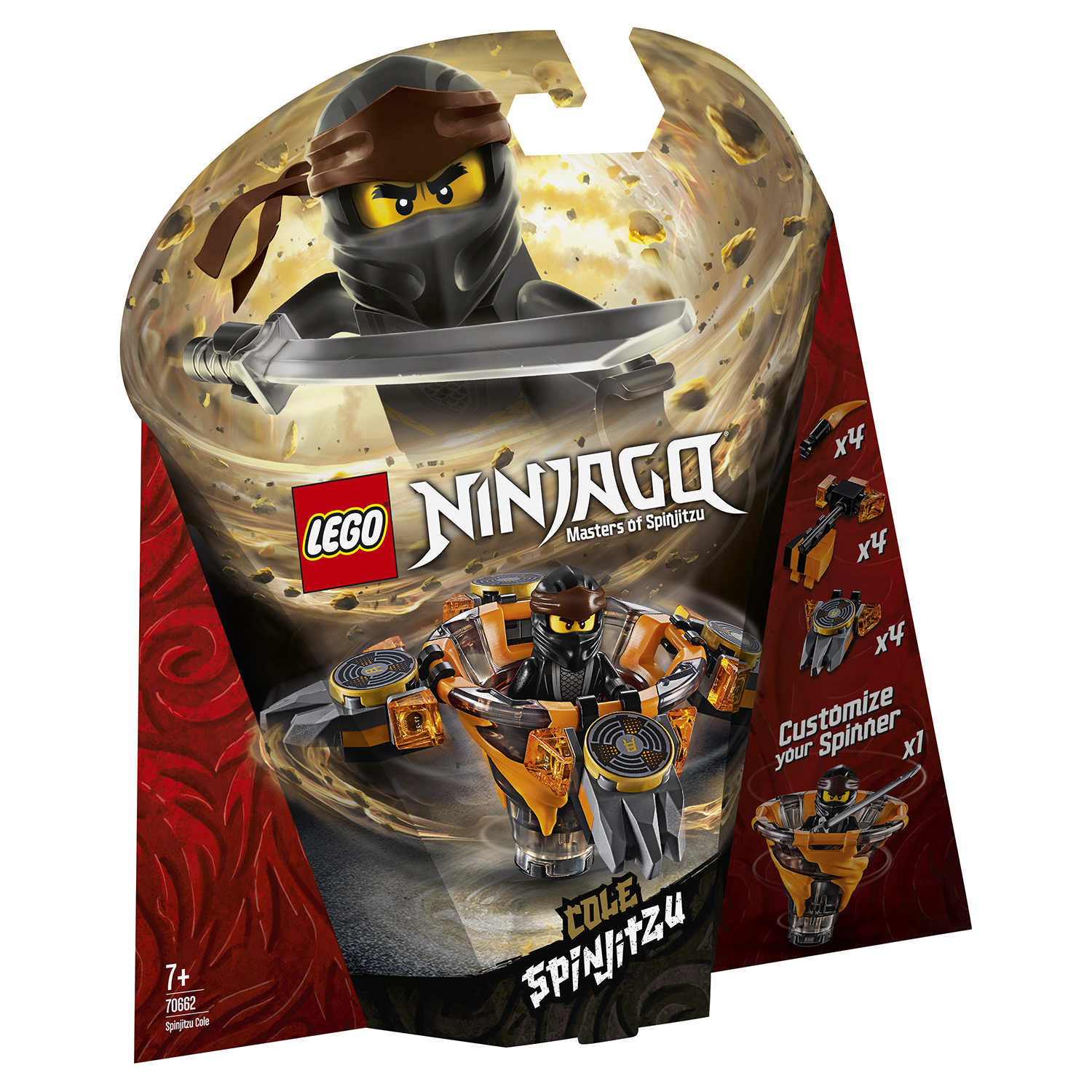 Конструктор LEGO Ninjago Коул: мастер Кружитцу 70662 - фото 2