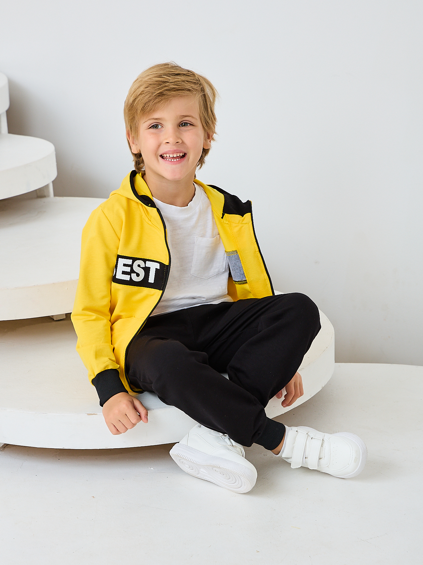 Костюм Mil Art kids 1902201528SUIT-SPORT-TITLE-YELLOW - фото 4