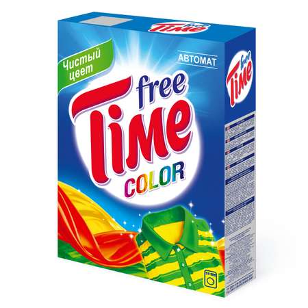 Порошок стиральный Free Time Color Автомат 350г