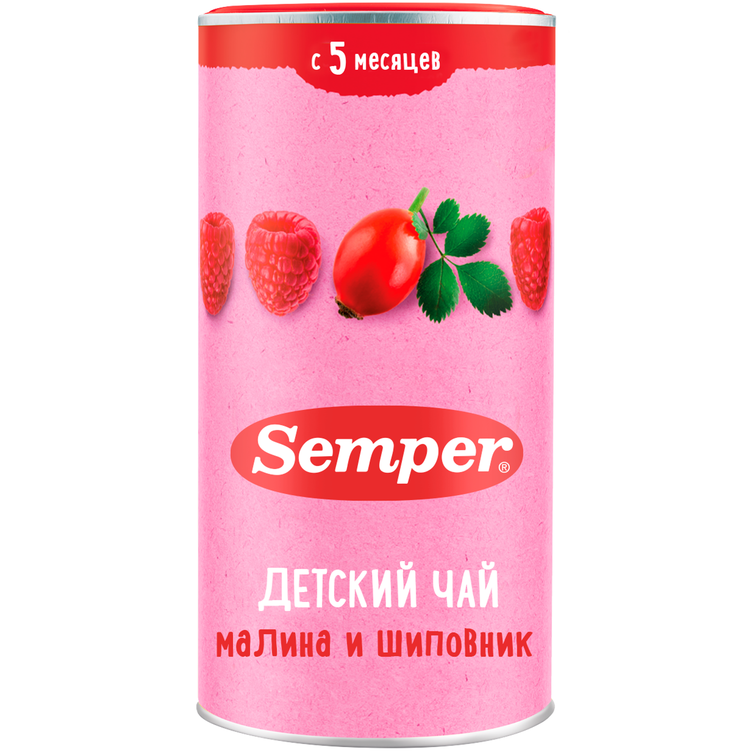 Чай Semper малина-шиповник гранулированный 200г с 5месяцев - фото 1