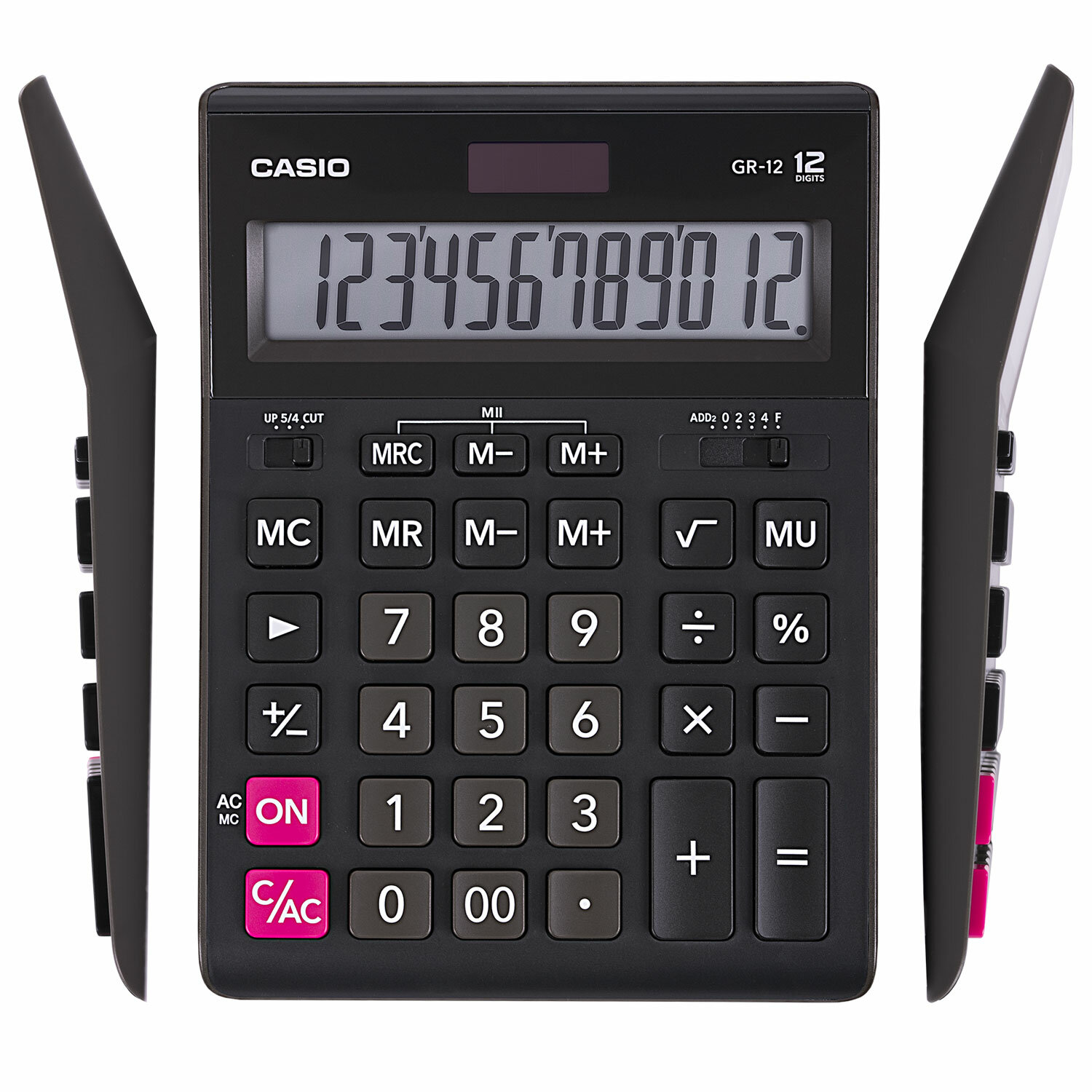 Калькулятор настольный Casio электронный обычный маленький 12 разрядов двойное питание - фото 6