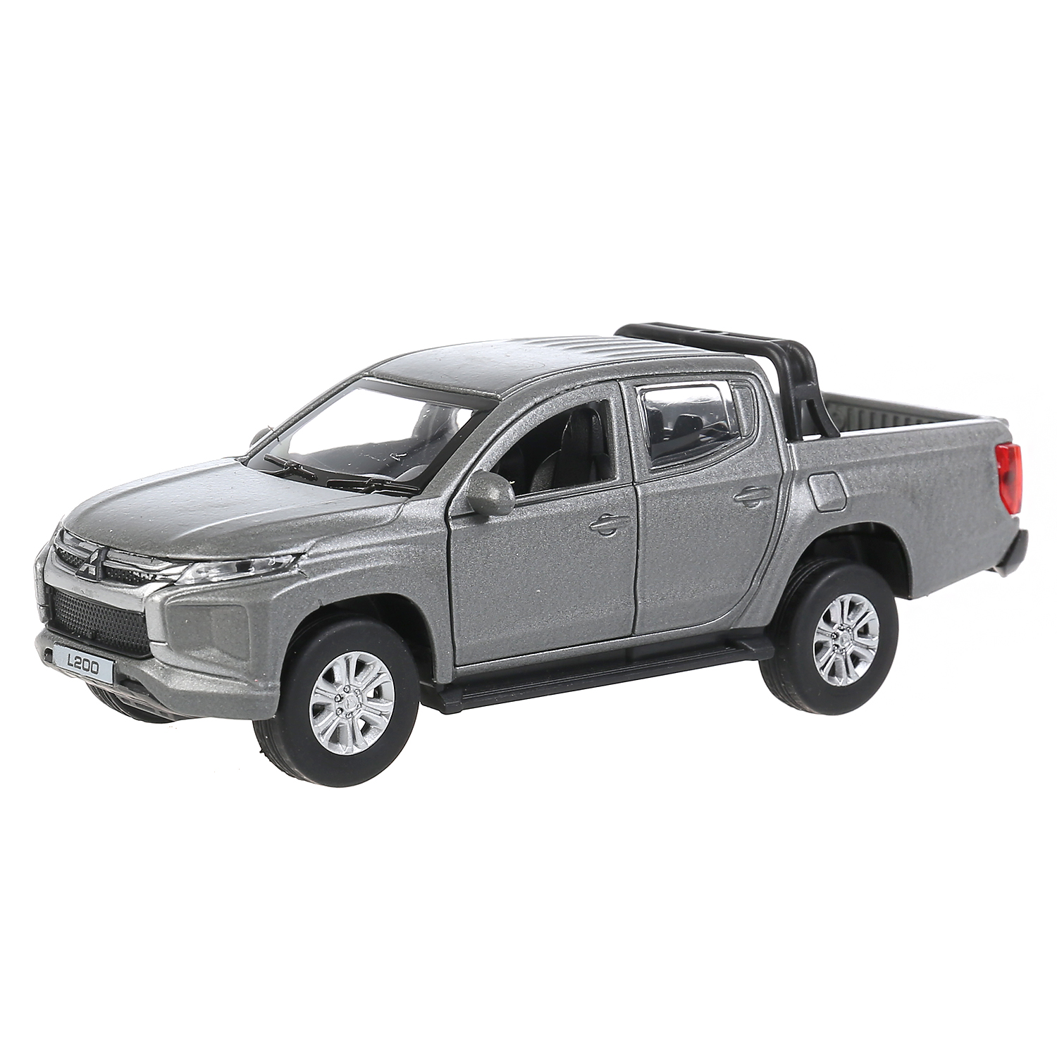 Металлическая машина ТЕХНОПАРК MITSUBISHI L200 PICKUP матовый 13 см  открываются двери багажник купить по цене 975 ₽ в интернет-магазине Детский  мир