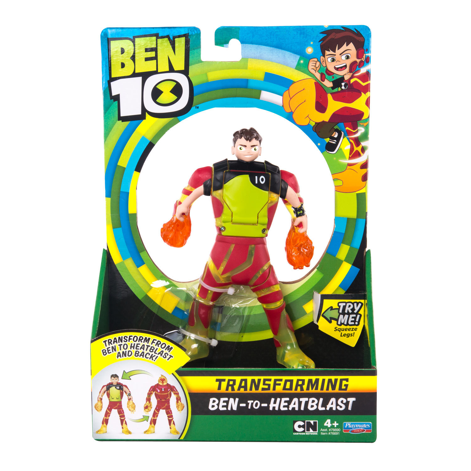 Трансформер Ben10 Бен-Человек огонь 76691 купить по цене 99 ₽ в  интернет-магазине Детский мир