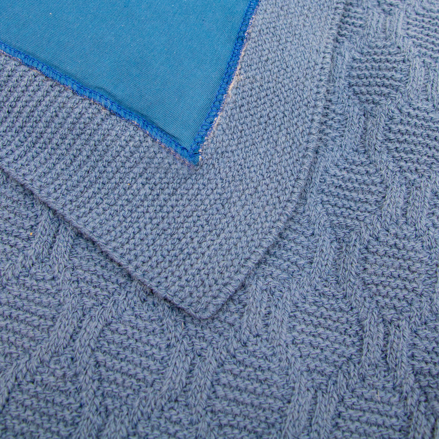 Одеяло-плед Осьминожка вязаное утепленное 110*95 см - фото 4