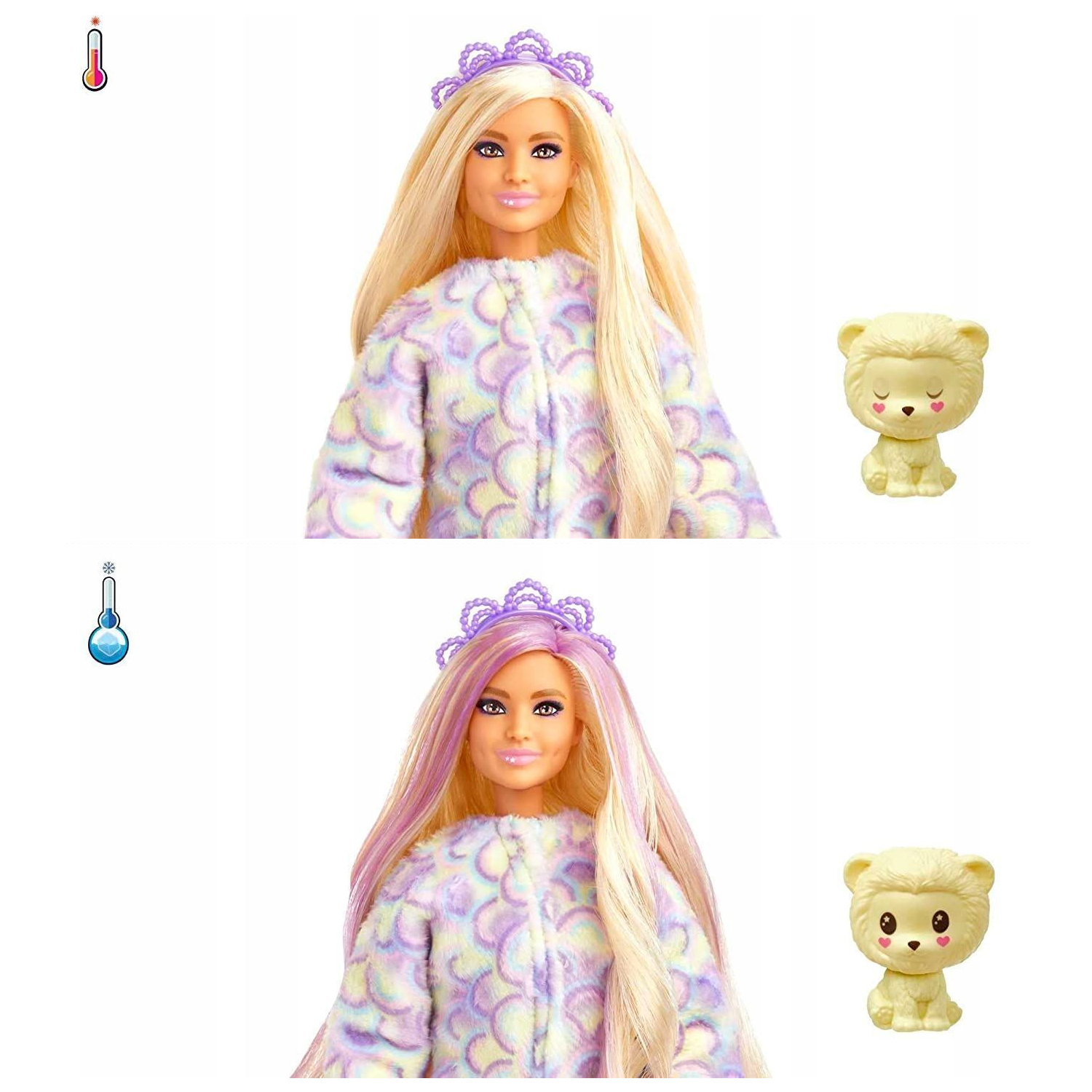 Кукла модельная Barbie Cutie Reveal Лев HKR06 - фото 4