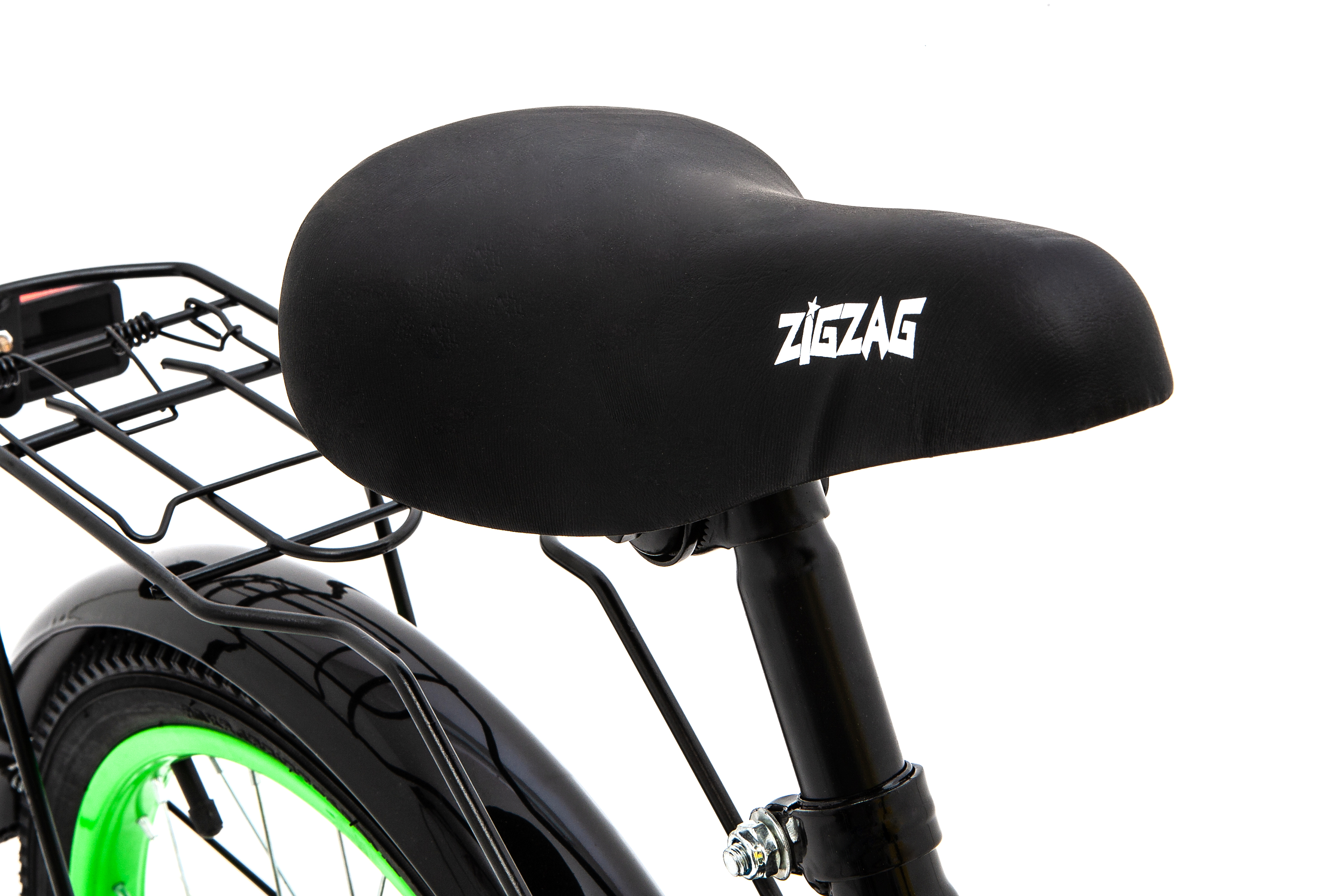 Велосипед ZigZag CLASSIC черный желтый зеленый 20 дюймов - фото 10