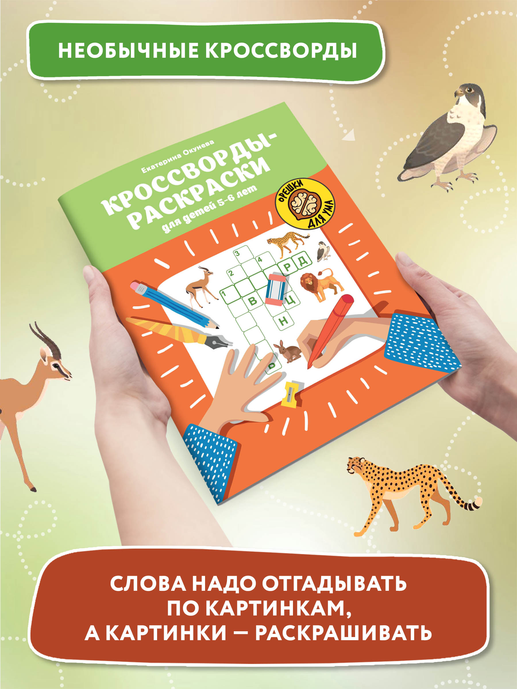 Книга ТД Феникс Кроссворды-раскраски для детей 5-6 лет - фото 3