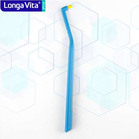 Зубная щётка LONGA VITA монопучковая для брекетов S-2006M