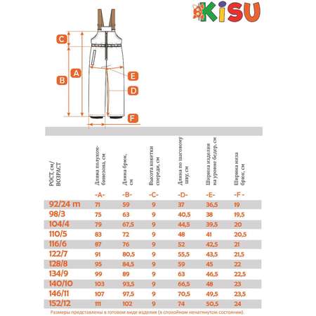 Полукомбинезон Kisu