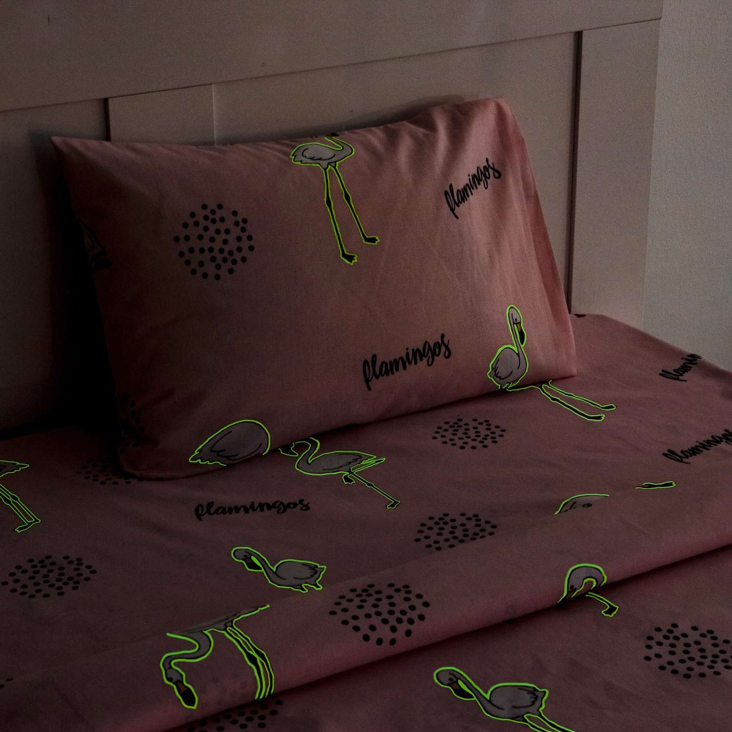 Комплект постельного белья Этель Flamingos полутороспальный 3 предмета - фото 5