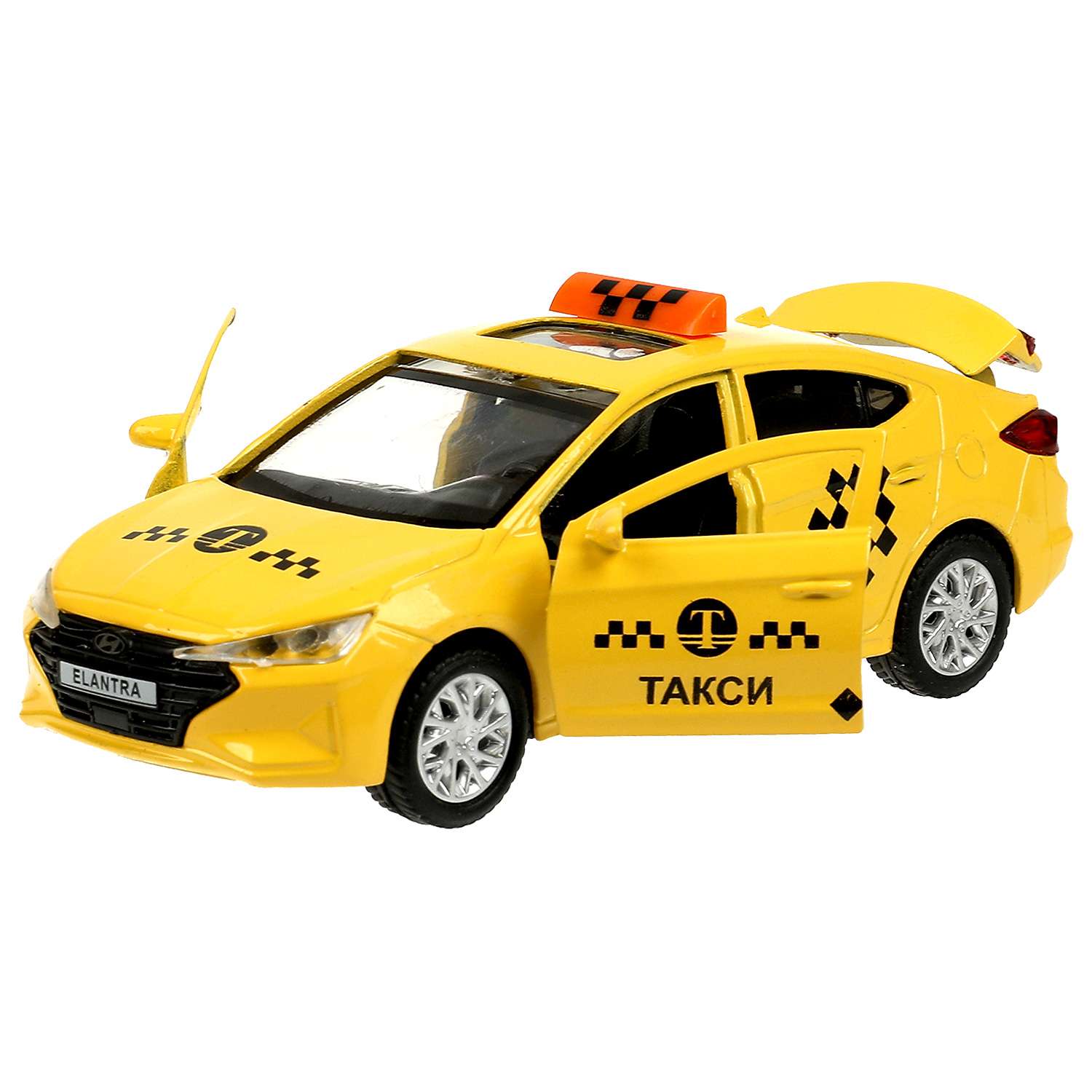 Машина Технопарк Hyundai Elantra Такси 357771 357771 - фото 4