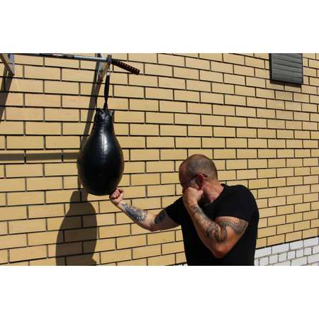 Боксерская груша Харламов-Спорт Классическая вес 12 кг черная