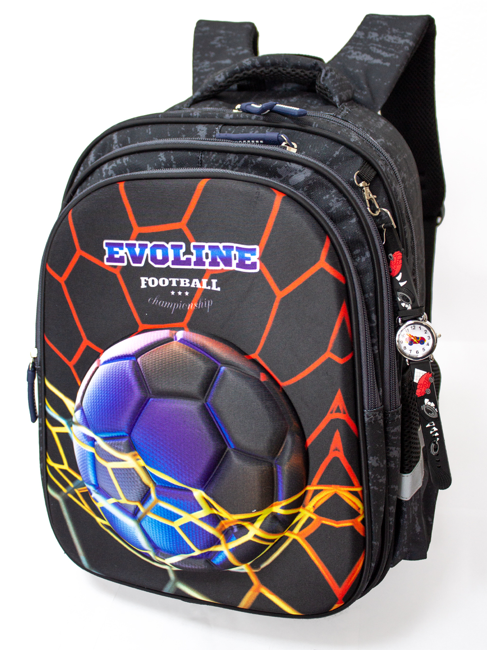 Рюкзак школьный Evoline Футбольный мяч S603-ball - фото 1