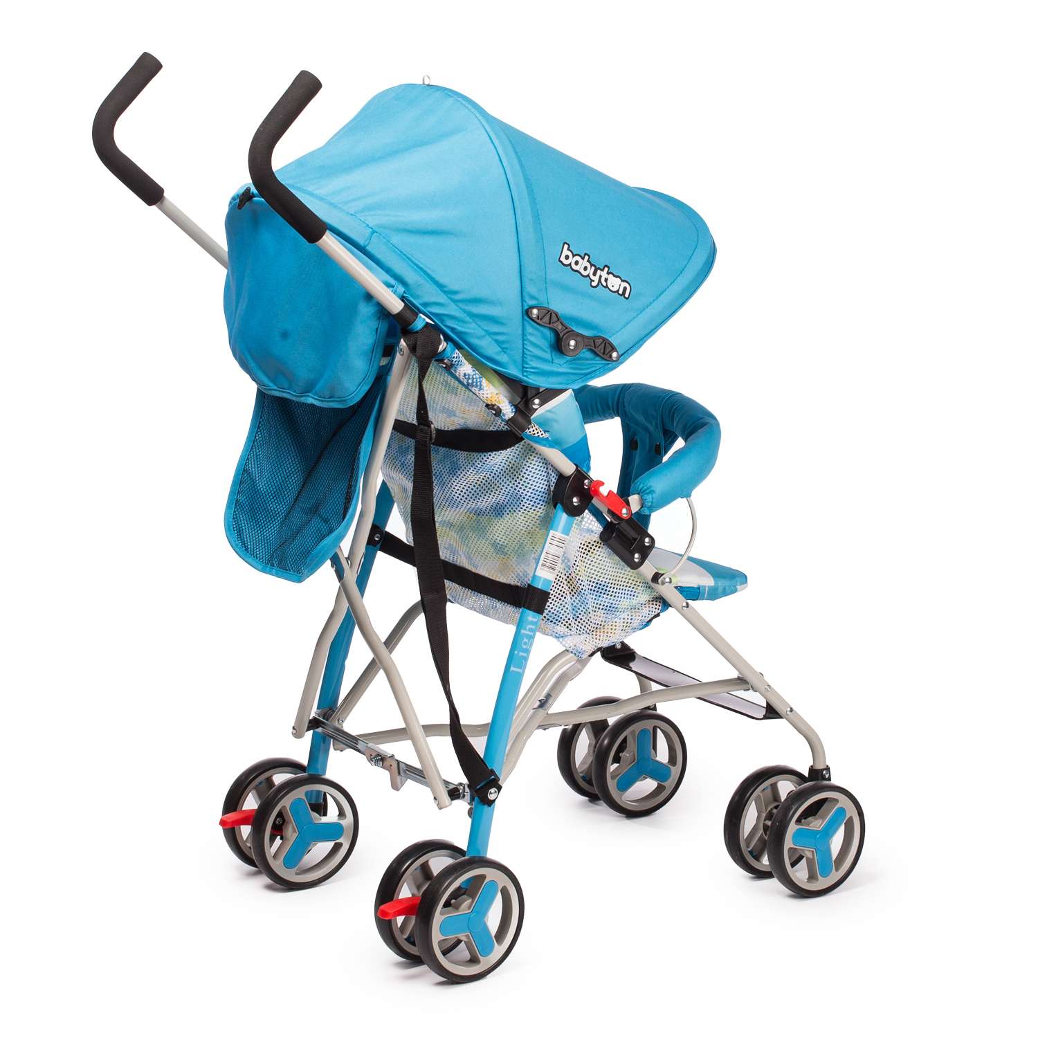 Коляска-трость Babyton Light Blue - фото 5