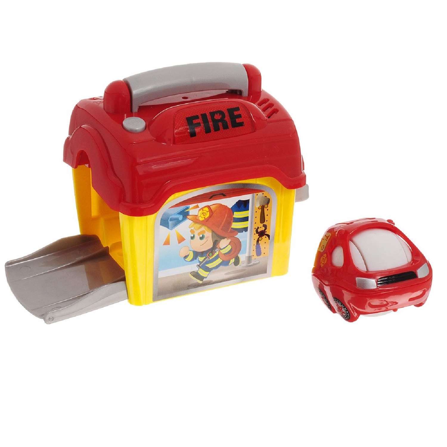 Набор Playgo Пожарная станция с машинкой - фото 1