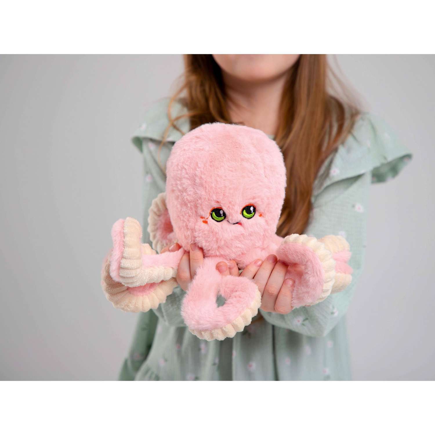 Мягкая игрушка Milo Toys «Осьминог» цвет розовый - фото 6