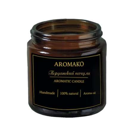 Ароматическая свеча AromaKo Перуанский пачули 250 гр