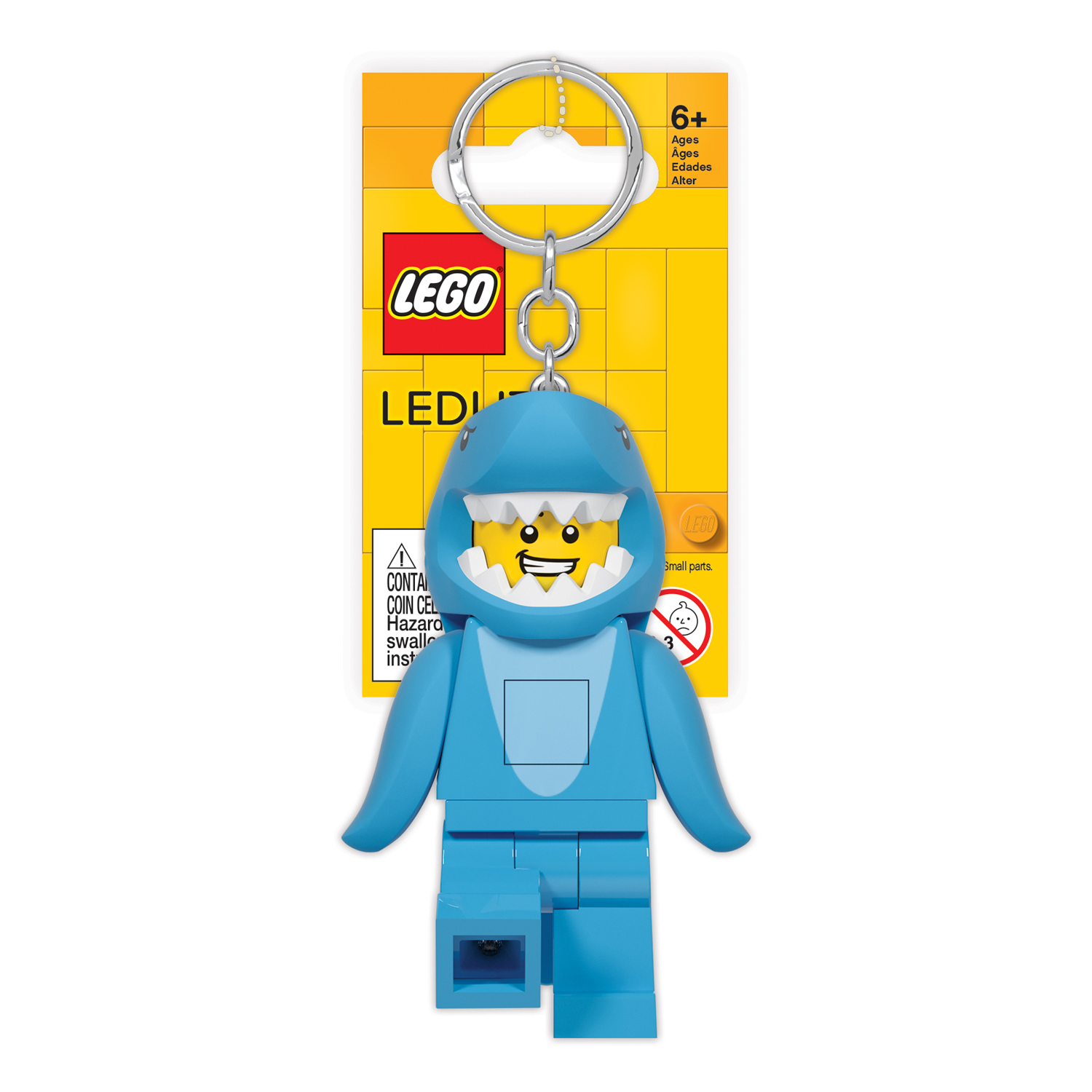 Брелок-фонарик LEGO Shark Suit Guy - фото 3