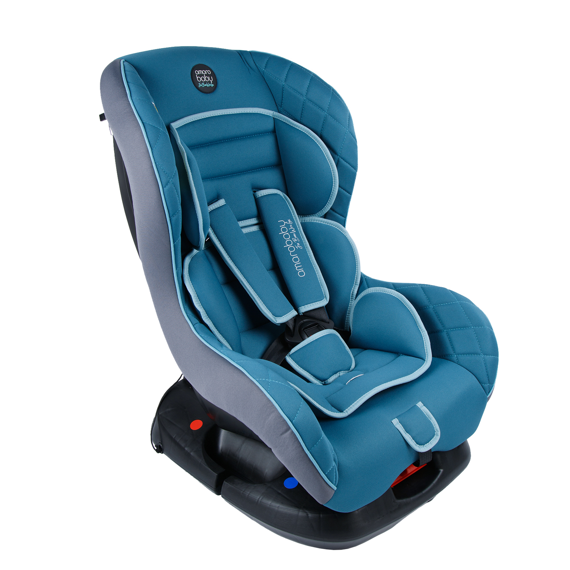 Автокресло детское AmaroBaby Safety группа 0+ I бирюзовый - фото 1