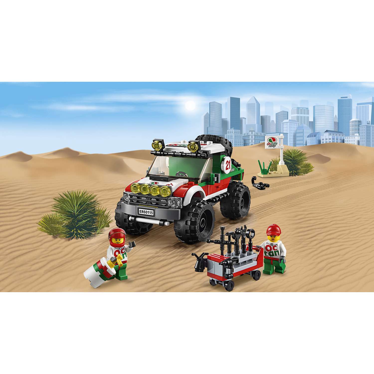 Конструктор LEGO City Great Vehicles Внедорожник 4x4 (60115) - фото 4