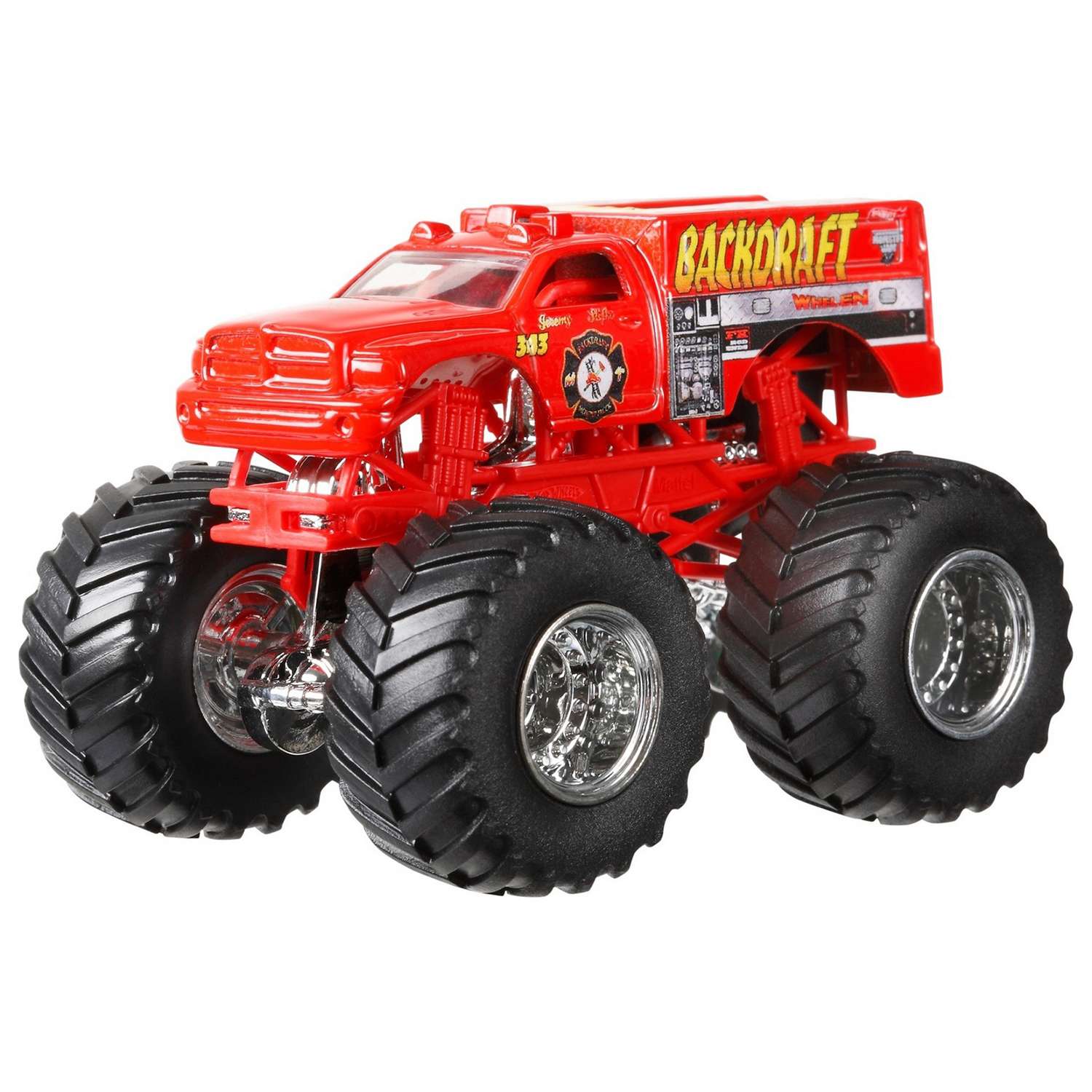 Машина Hot Wheels Monster Jam 1:64 Бэкдрафт X1058 21572 - фото 1