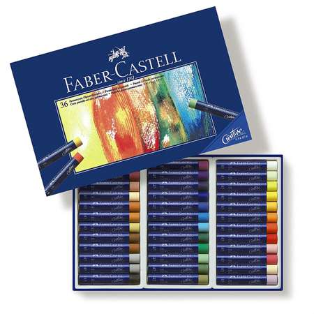Масляная пастель Faber Castell STUDIO QUALITY набор цветов в картонной коробке 36 шт.