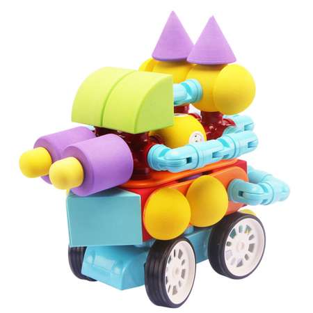 Магнитный конструктор Tong Le Hui Toys мягкий 48 деталей