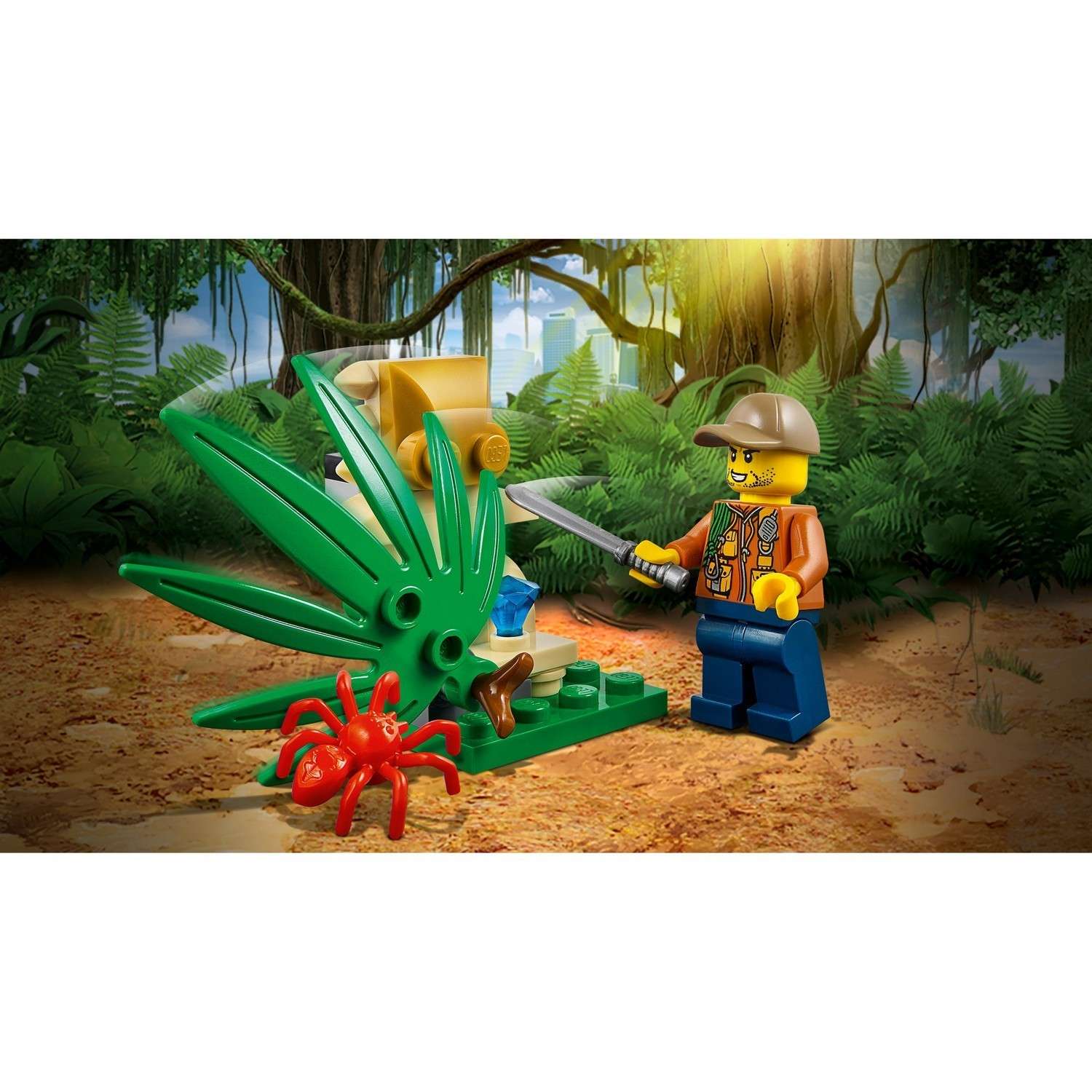 Конструктор LEGO City Jungle Explorers Багги для поездок по джунглям (60156) - фото 6