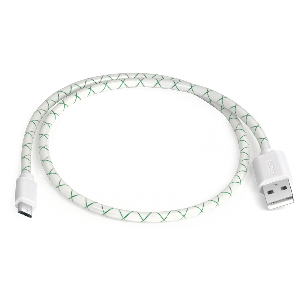 Кабель USB GCR 1.0m MicroUSB быстрая зарядка GCR-UA9MCB3-BD-1.0m - фото 1