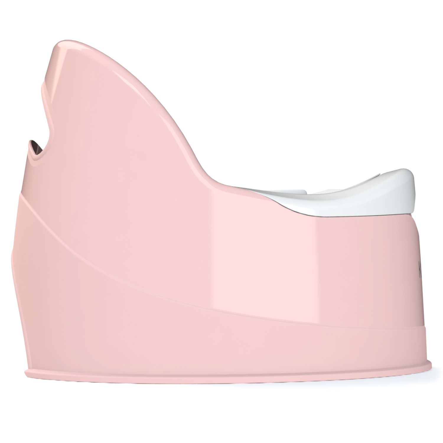 Горшок туалетный KidWick Гранд с крышкой Розовый-Белый - фото 5