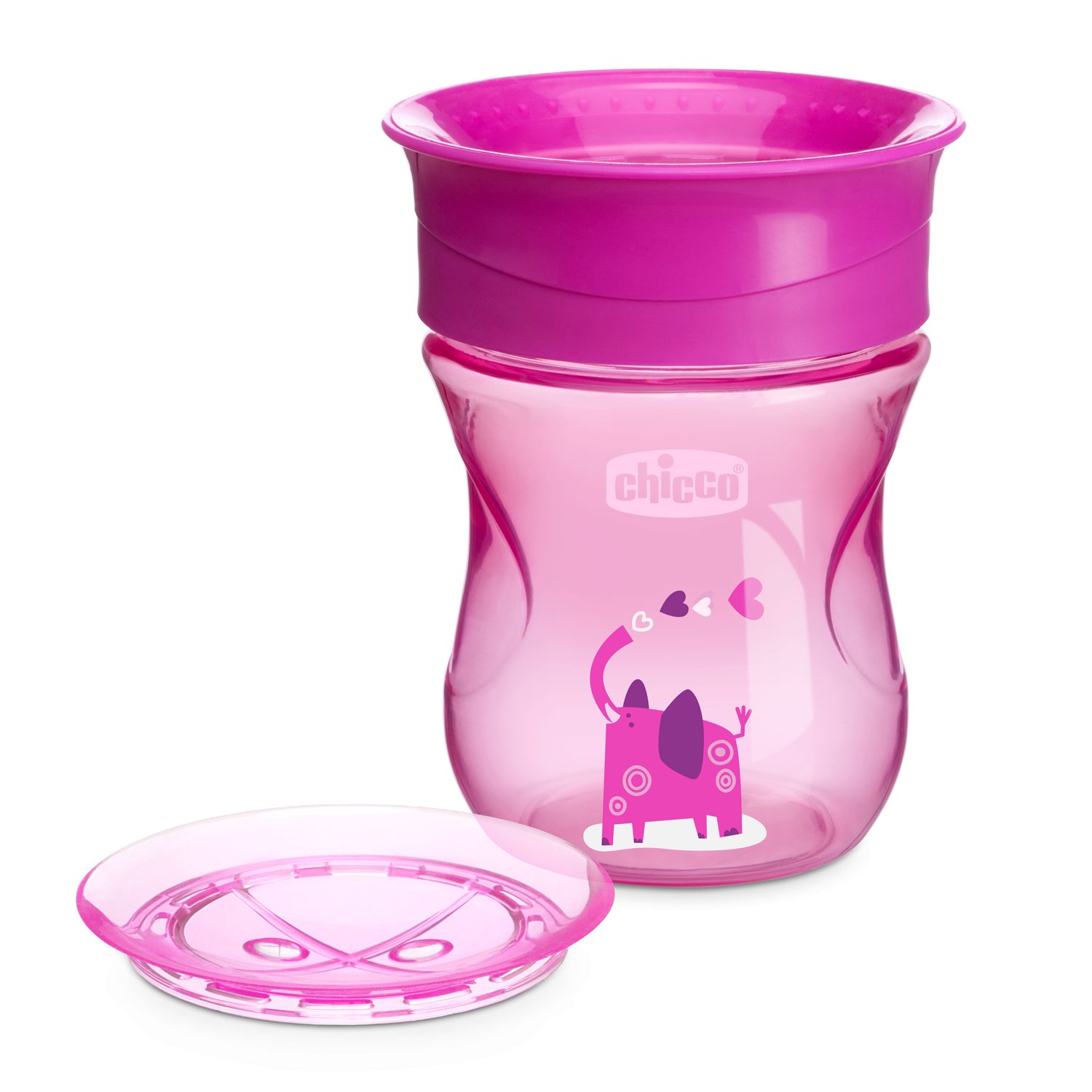 Поильник Chicco Perfect Cup для детей от 1 года розовый - фото 12