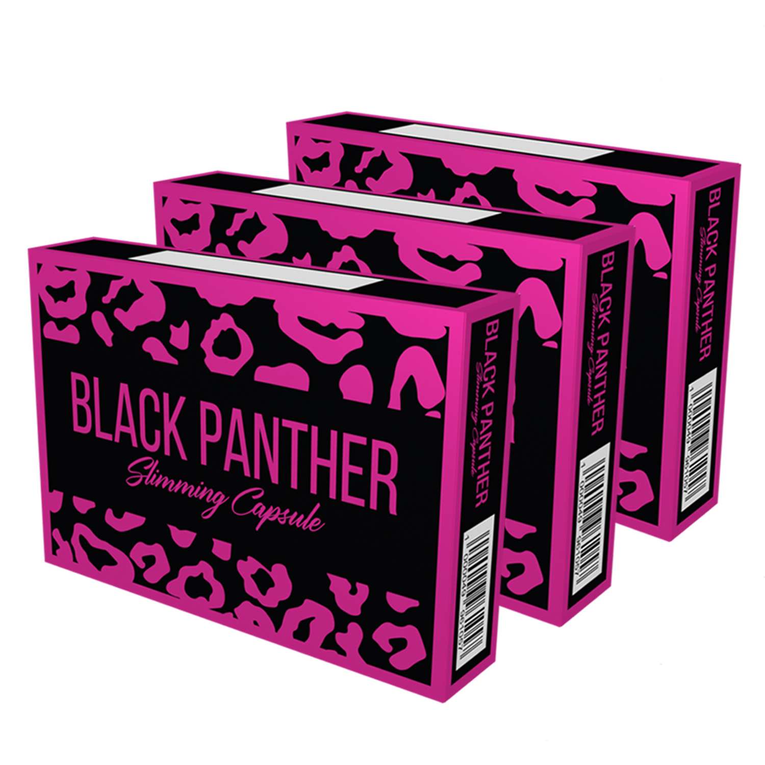 Черная пантера капсулы BLACK PANTHER для похудения жиросжигатель набор 3 упаковки - фото 1