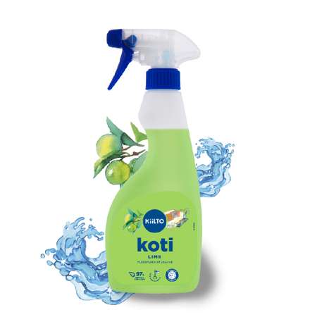 Чистящее средство-спрей Kiilto с ароматом лайма 500 мл