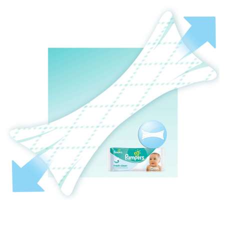 Салфетки Pampers Fresh Clean влажные сменный блок 256 штук