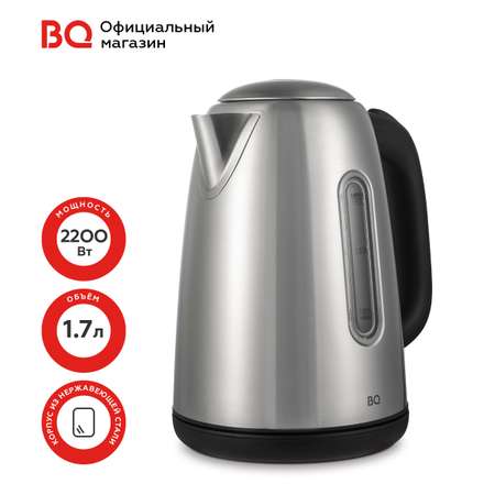 Чайник электрический BQ KT1822SW STEEL-BLACK