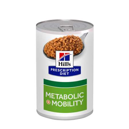 Корм для собак Hills 370г Prescription Diet Metabolic+Mobility диетический с курицей