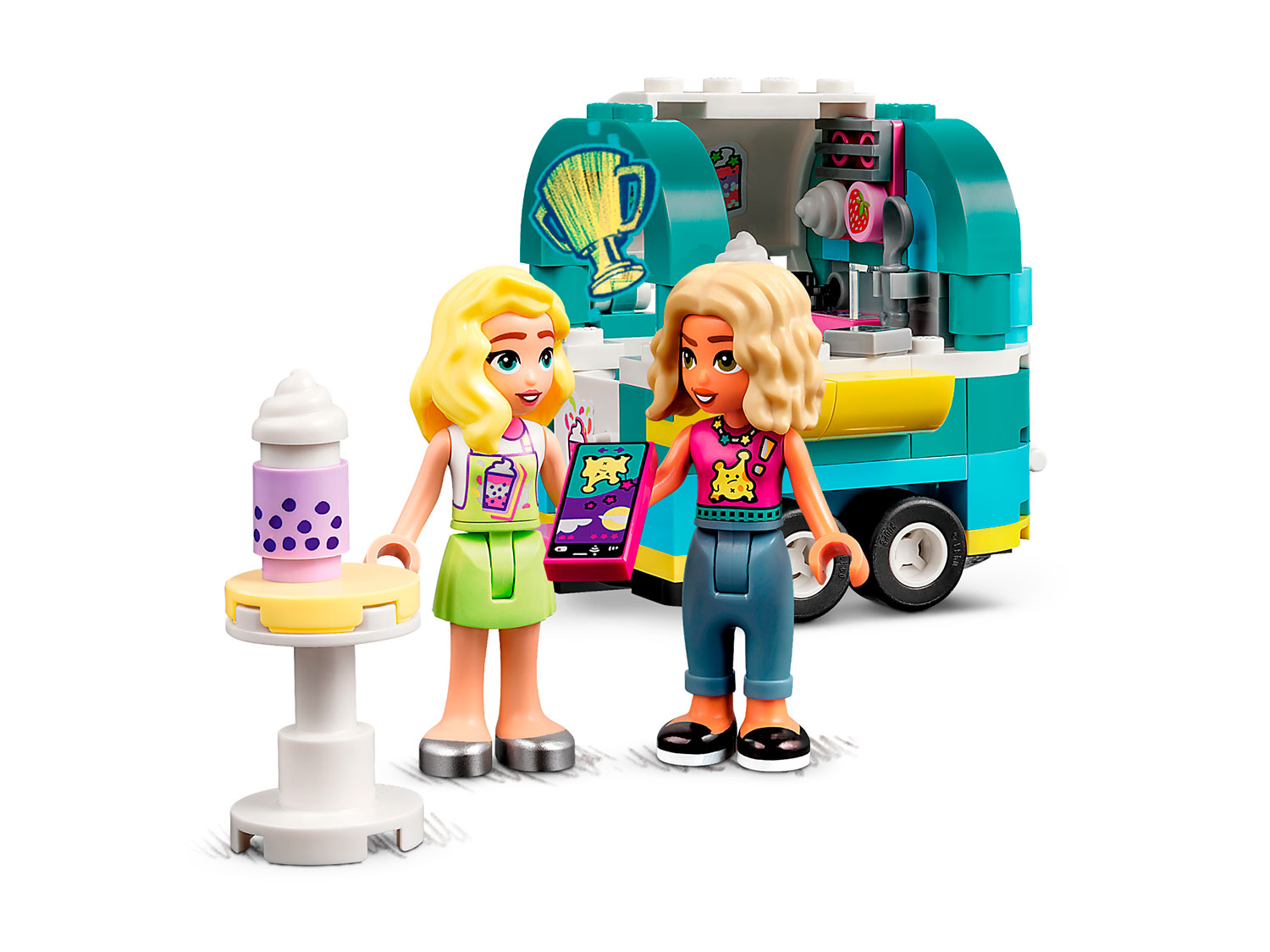 Конструктор детский LEGO Friends Передвижное кафе 41733 купить по цене 1324  ₽ в интернет-магазине Детский мир