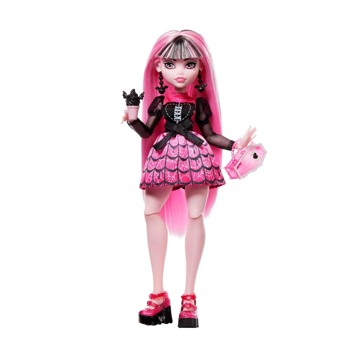 Кукла Monster High Skulltimate Secrets Series 2 Draculaura HNF73 HNF73 - фото 4